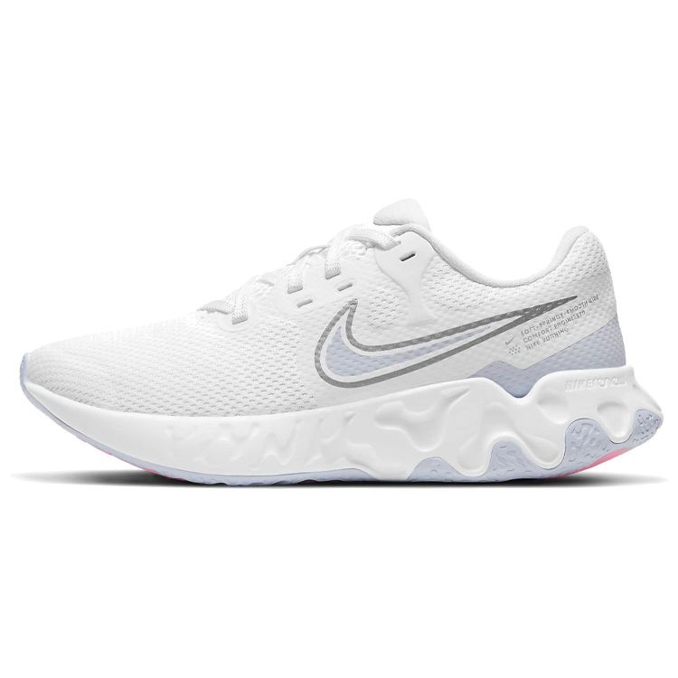 Nike  Renew Ride 2 White Football Grey Women Sneakers Metallic-Silver Arctic-Punch CU3508-105 36.5