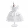 Girls Princess Tulle Dress Flower Girl Wedding Party Piano Performance 4-10Y