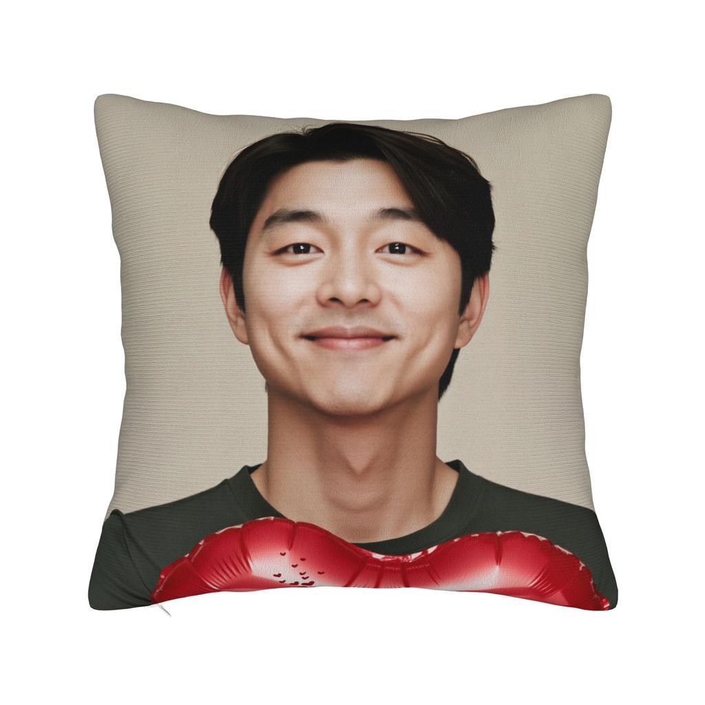 Gong Yoo Pillowcases Morden Pillow Case For Sofa Bedroom Home Decor Comfy Pillow Cover