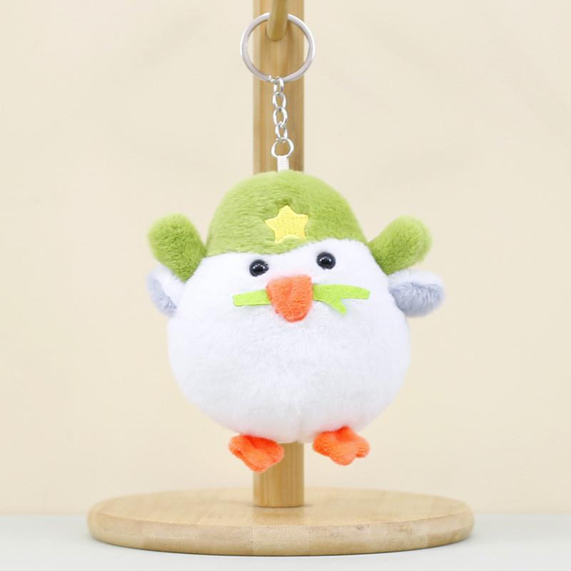 Adorable Plush Chick Keychain With Soft Pp Cotton Filling Perfect Bag Charm