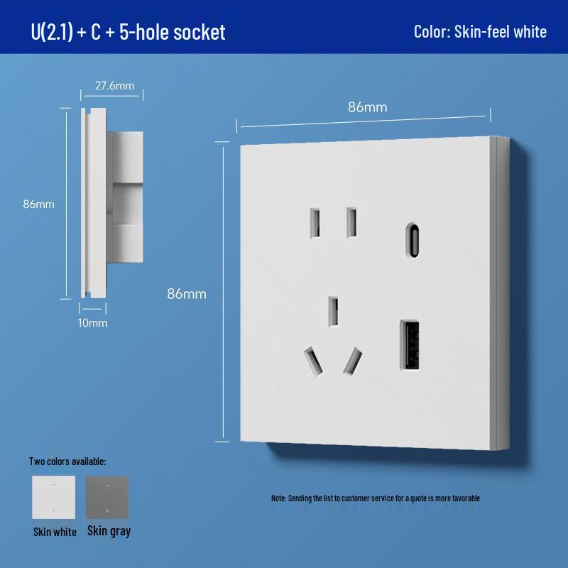 Smart Switch Panel Mesh2.0 Connects To Mijia App, Supports Voice Control, Dual Control, and Zero-fire Version with Bluetooth.