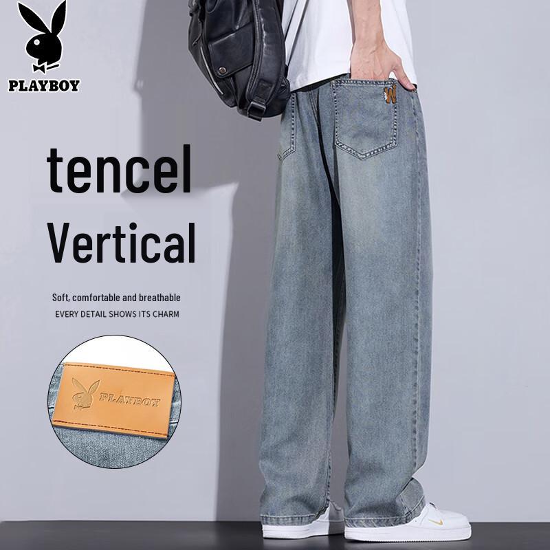 

PLAYBOY Мужские джинсы широкого кроя из тенселя 34