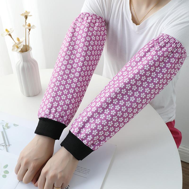 Öl- und Fleckenbeständige Polyester-Baumwoll-Armschoner für Damen & Herren - Schützende Arbeits- und Reinigungsärmel für Herbst und Winter