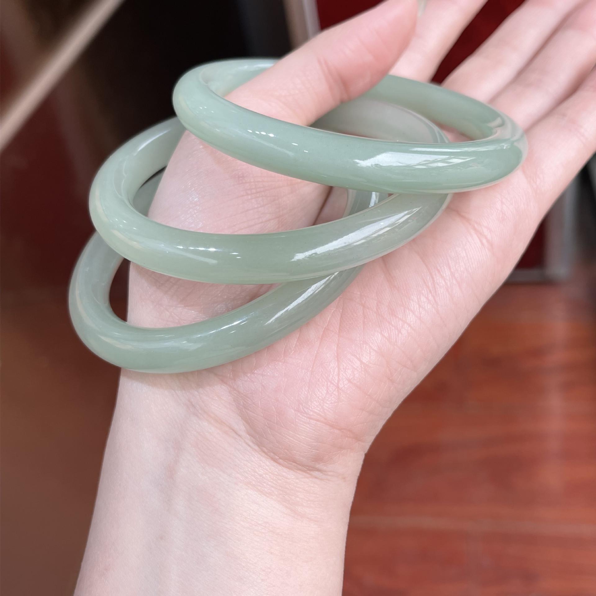 

Натуральный авантюрин круглый браслет высокого льда для женщин 60-61