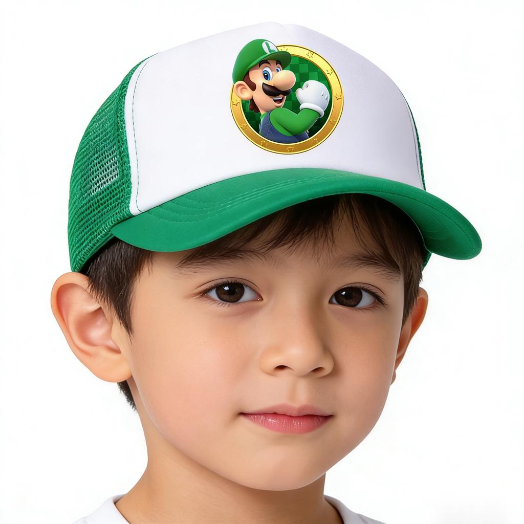 Super Mario Adjustable Baseball Cap Embroidery Sunshade Anime Mario Brothers Cartoon Hip-Hop Christmas Cosplay Birthday Gift