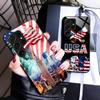 USA Amerika Flagge Handy Hülle für Samsung Galaxy S26 S25 S24 S23 S22 S21 S20 Note20 Plus FE Ultra Glas Bunte Hülle