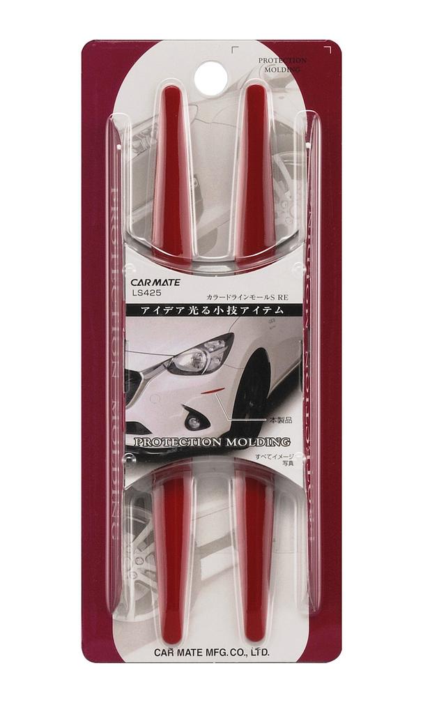 Carmate LS425 Car Line Molle Color Line Molle S 6.7 inches (170 mm) Red