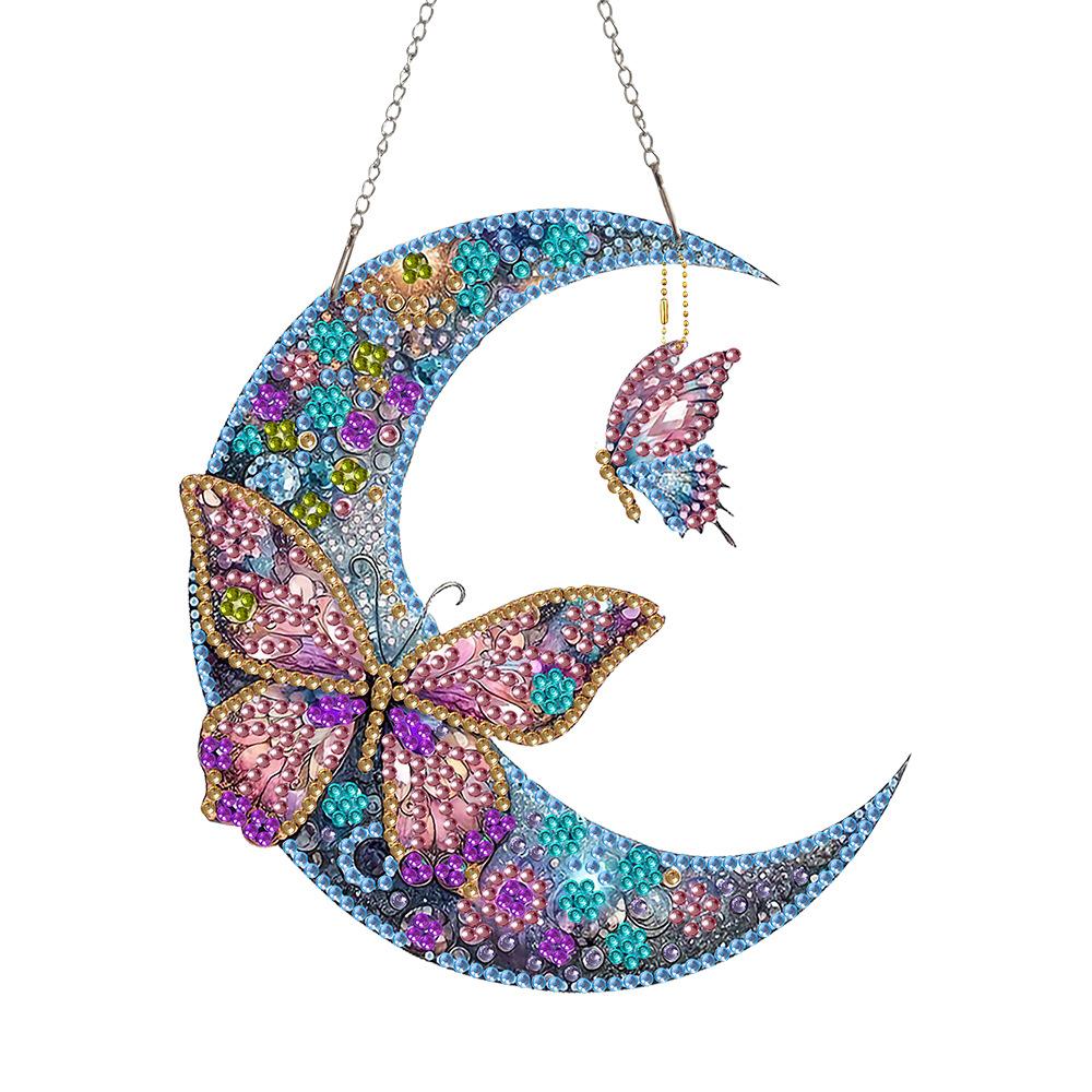 Disegno Animato 5D Fai da Te, Forma Irregolare Monofacciale, Farfalla Colorata con Diamanti di Cristallo, Acrilico, Pittura Diamante, Decorazione Fatta a Mano, Regalo di Compleanno