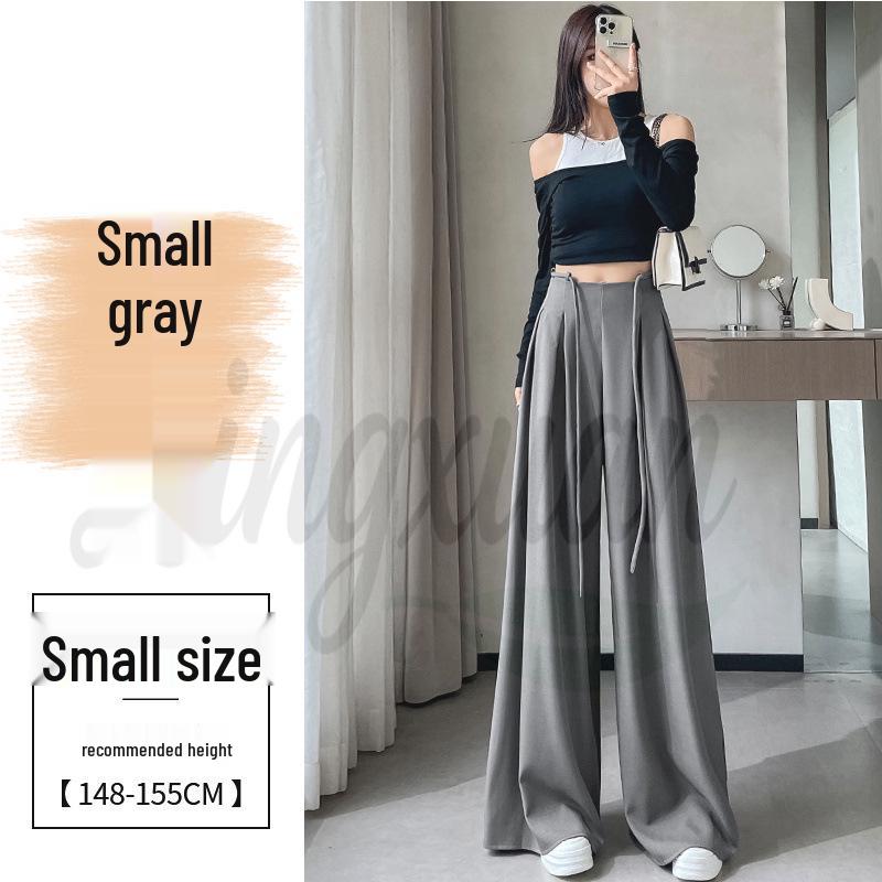 Autumn 2026 Women s High Waist Wide Leg Floor-Length Pants M