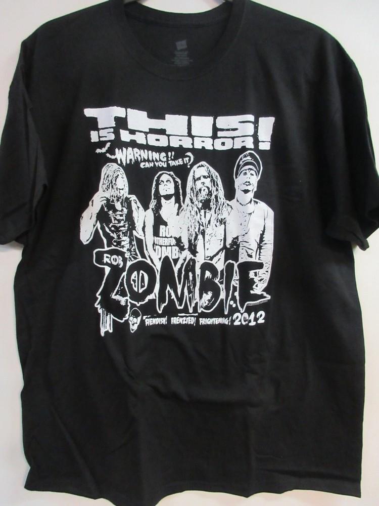 ROB ZOMBIE OFFICIAL MERCH JAMBOREE 2012 BAND CONCERT MUSIC  2XL / XXL Unisex T-Shirt XXL