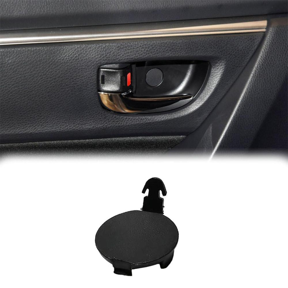 Car Inner Door Handle Plug Cap Cover Black For Toyota Corolla 2014-2018