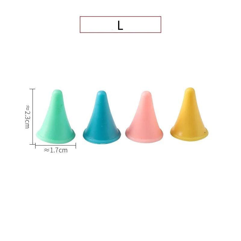 

10PCS Sweater Needle Pin Clogging Anti-drop Rubber Pullover Needle Cap Weaving Gadget Rubber Sewing Accessories Woolen Tools