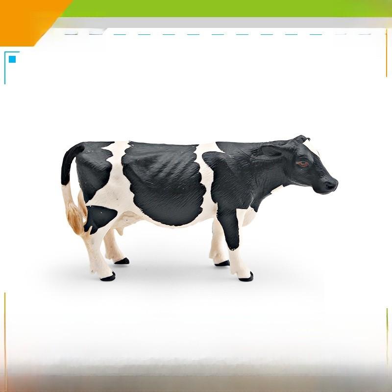 Pvc Farm Cow Long Horned Bull Yellow Cattle Model For Kids Learning Toy And Home Decoration