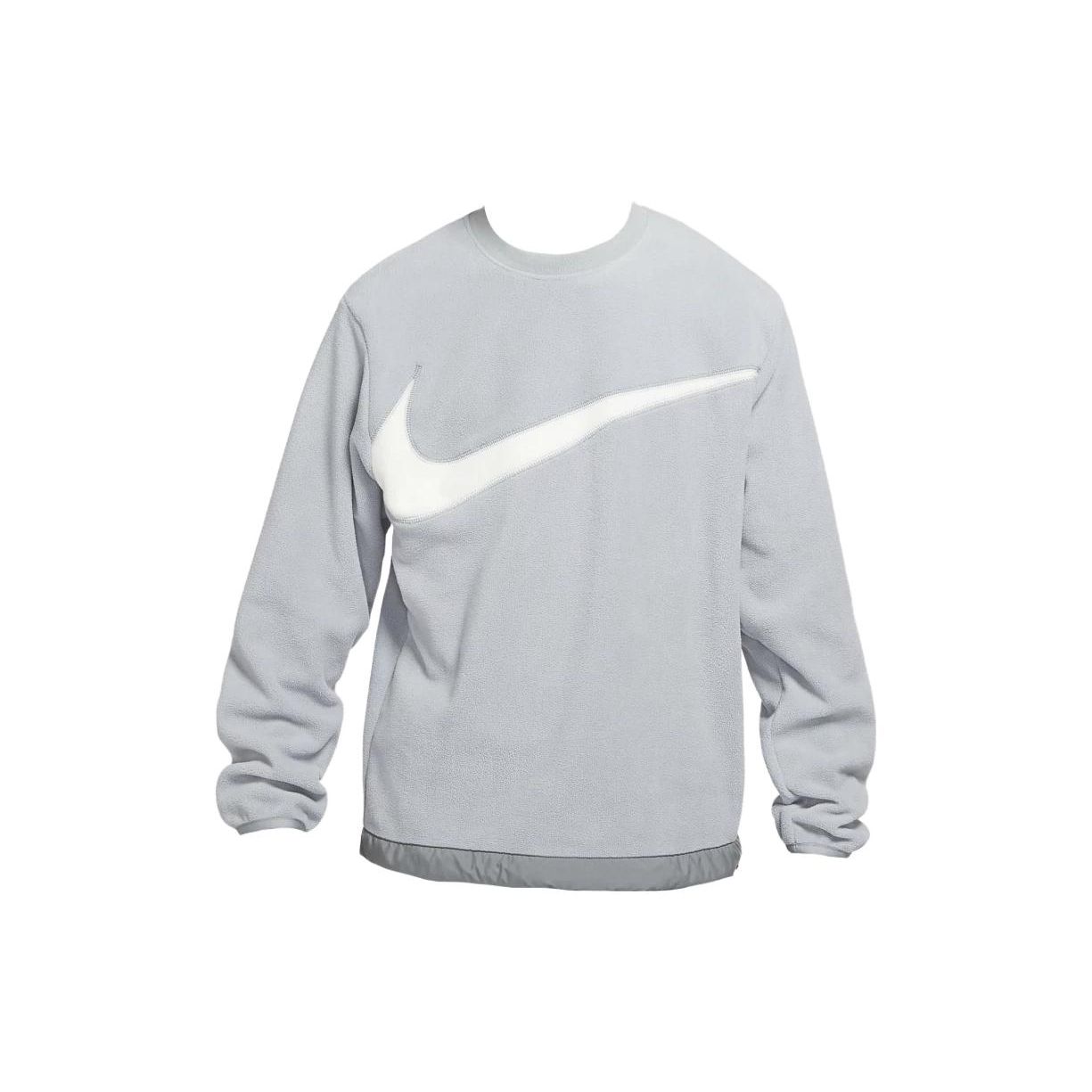 

Флисовый пуловер с логотипом Nike, мужские топы, серый DQ4894-073