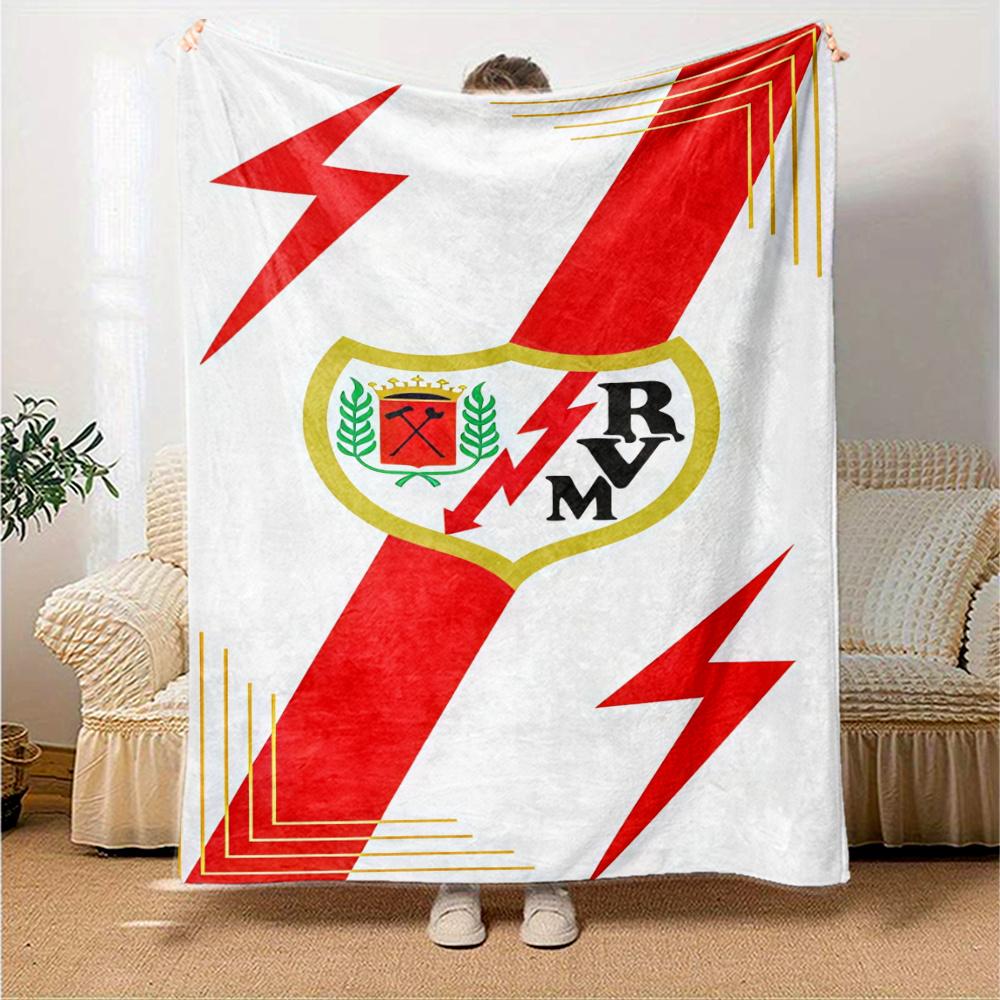 Rayo Vallecano Blanket, High quality Comfortable for All Seasons, Home Decor, Warmth and Comfort