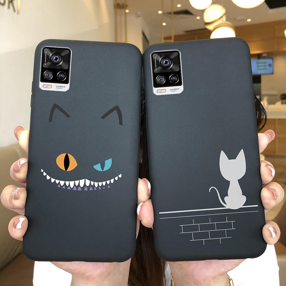 For vivo V20 Case for Vivo V20 Pro VivoV20 V 20 SE Case Cute Cartoon Slim Soft TPU Silicone Back Phone Cover Bumper Fundas Cases