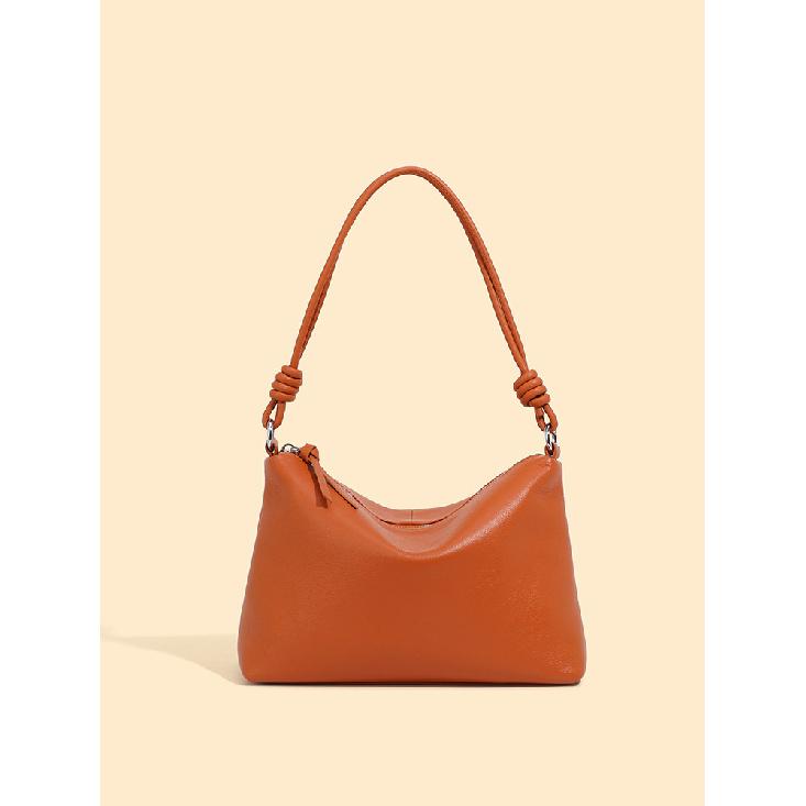 Casual Commuting Women's Bag, Top Layer Cowhide Shoulder Bag, 2025 New Model Underarm Tote Bag, Genuine Leather Trendy Crossbody Bag