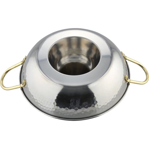 Wahei Freize Tabletop Pot, Hot Pot, Shabu Shabu Pot, Warnaku Pot, 26cm, For Gas Fire Only, Stainless Steel DR-4222