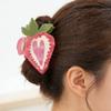 New Style Strawberry Heart Acetate Hair Claw, Elegant Hair Clip, Sweet and Cute Hair Claw, Girlish Popular Hair Clip