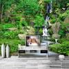 Photo Wallpaper Waterfall Forest Nature Landscape Fresco Living Room Tv Sofa Home Decor 3d Wall Mural