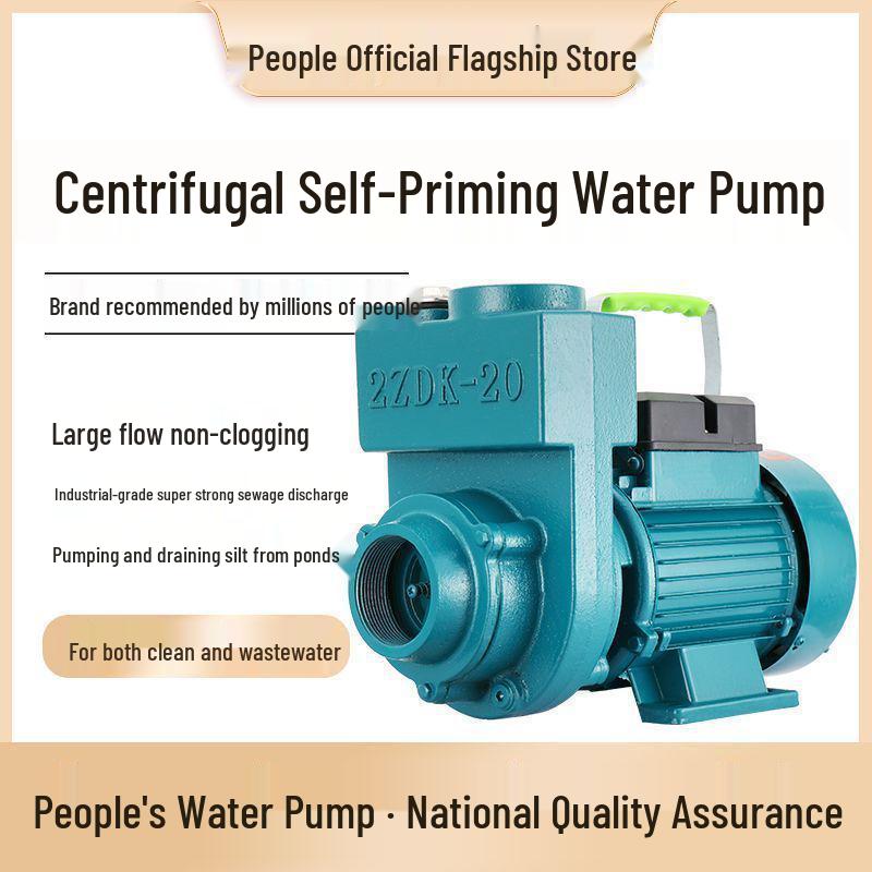 Household Self-Priming Large Flow Water & Sewage Pump for Agriculture & Drainage