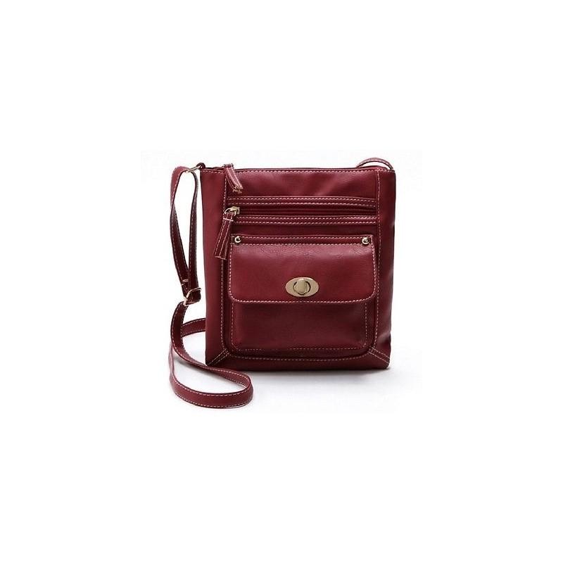 Stylish Women Leather Handbag Shoulder Purse Elegant Messenger Satchel Tote Bag