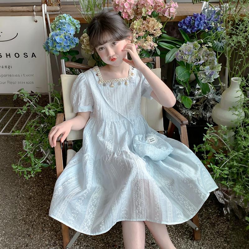 

Girls Summer Sleeveless Maxi Dress 130