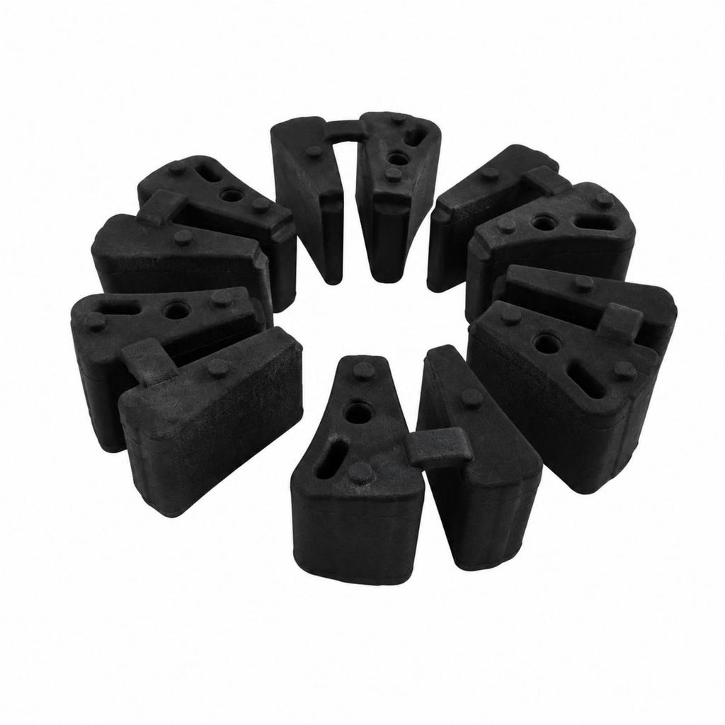 6 Pieces Rear Wheel Hub Component Damping Rear-Wheel Cush-Drive Block