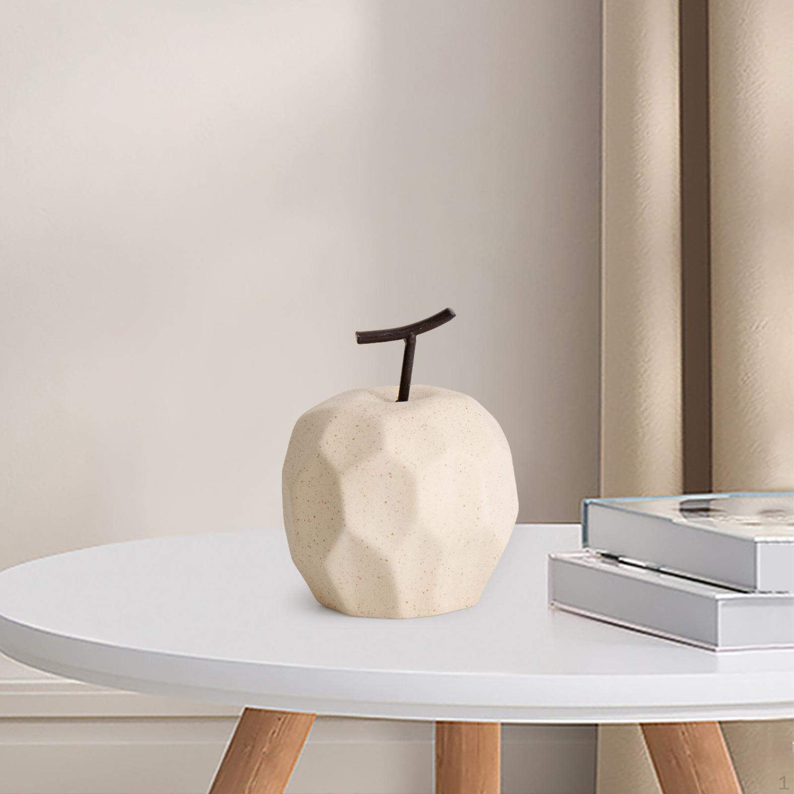 Фарфоровая фигурка фрукта для демонстрации Beige Apple