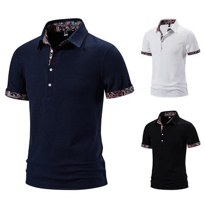 Poloshirts für Herren im Sommer, Business-Casual-Stil, kurzärmelig, leicht, Arbeits- und Golfshirts für Männer, atmungsaktiv, Dry Fit, T-Shirts mit Kragen, leichte T-Shirts