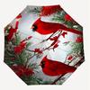 1PC Cardinal Umbrella-8-Rib Reinforced, Automatic Open, Lightweight & Durable, Fashion Accessory for Outdoor, H0392