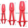 Markeny 3 Pack Hose Clamp Pinch Pliers Line Clamps for Brake Hoses, Fuel Hoses, Clamping Fuel, Bake, Red