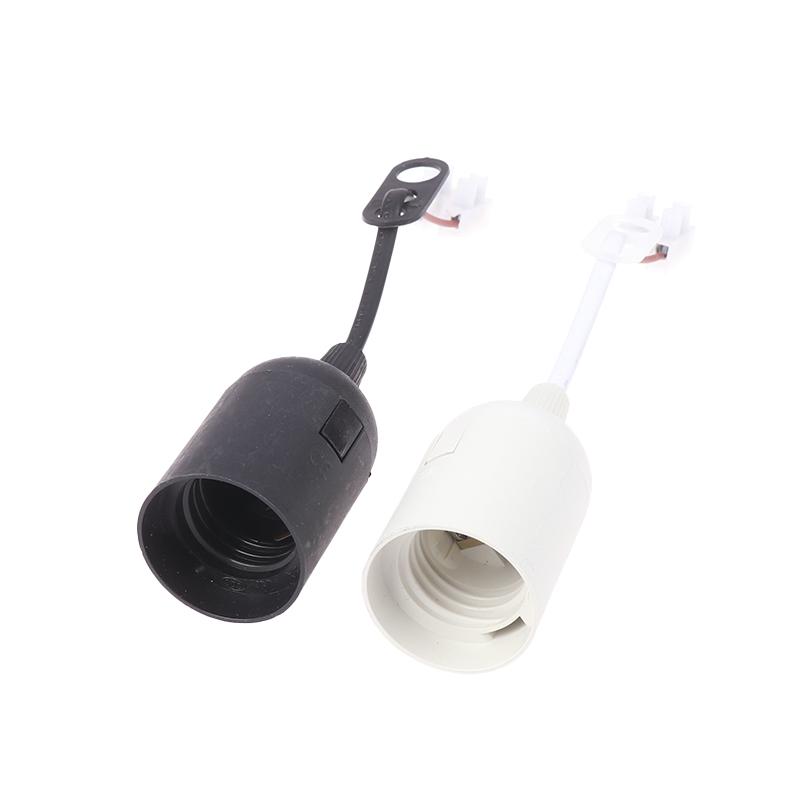 5Pcs E27 Lamp Holder Construction Socket Lamp Holder With Cable Construction Site Socket Renovation Socket Lighting Accessories