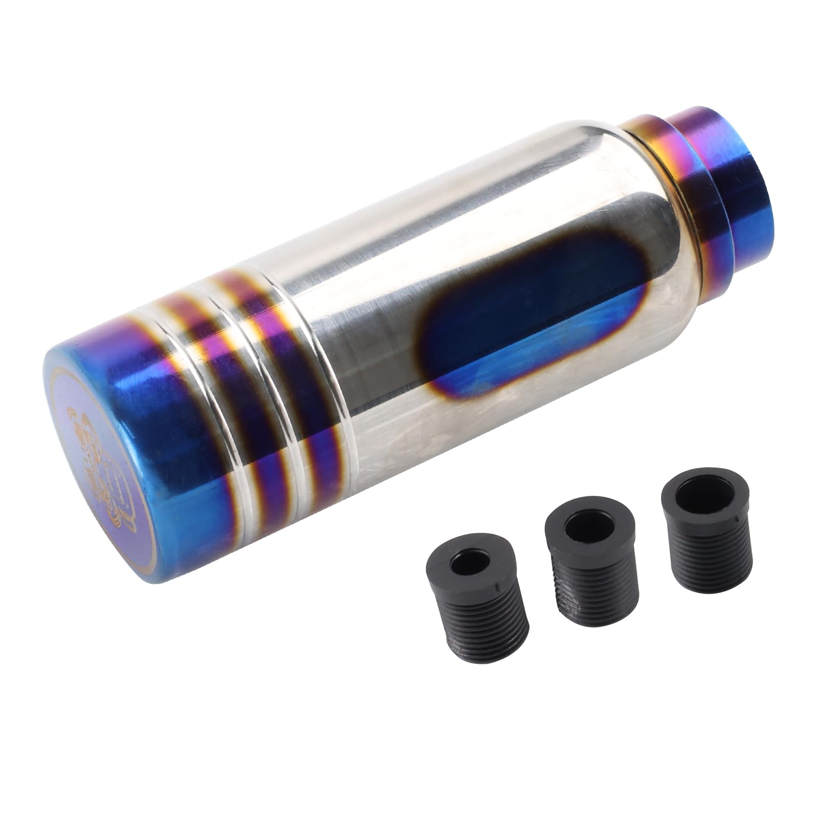 

VVORHSBELL Shift Knob Funny AT/MT Car Universal Pirate Shift Lever Custom Cute Funny Shift Knob (Titanium-Grilled)