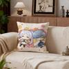 Frieren Beyond Journeys End Cushion Cover Cushion Cover Set 4Pcs 50x50 45x45 40x40 Pillowcase Decorative Sofa Home Decor