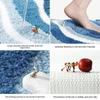 Nordic Fluffy Bath Mat - Super Soft & Thickened, High Absorbency Quick Dry, Flocked Microfiber, Bathroom Rug for Home Decor