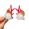 Christmas Antler Hair Clips - Festive Headwear & Gift for Children