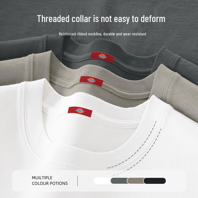 Dickies Men's Heavyweight Pure Cotton Short Sleeve T-Shirt