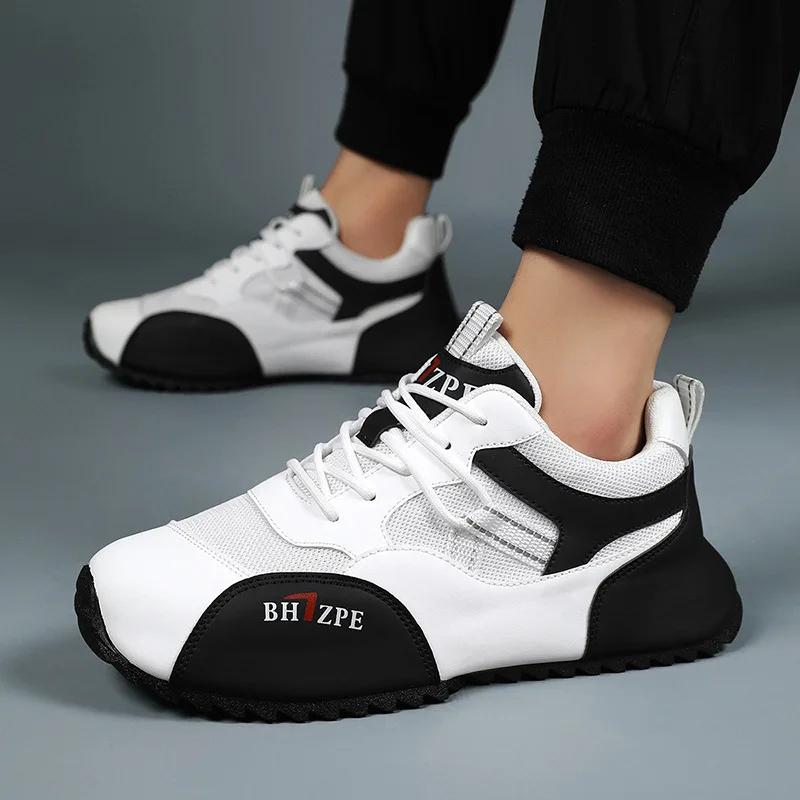 Fashion New Classic Men's Shoes Thick soled Interior Height Increasing Casual Shoes for Youth Comfortable Soft soled Sports Shoes