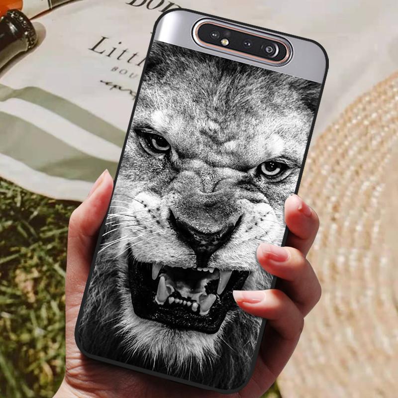 Per Samsung A80 Custodia Cover Posteriore in Silicone Custodia per Telefono Per Samsung Galaxy A80 Custodie per Galaxy A 80 A805F A805 Paraurti Morbido Funda