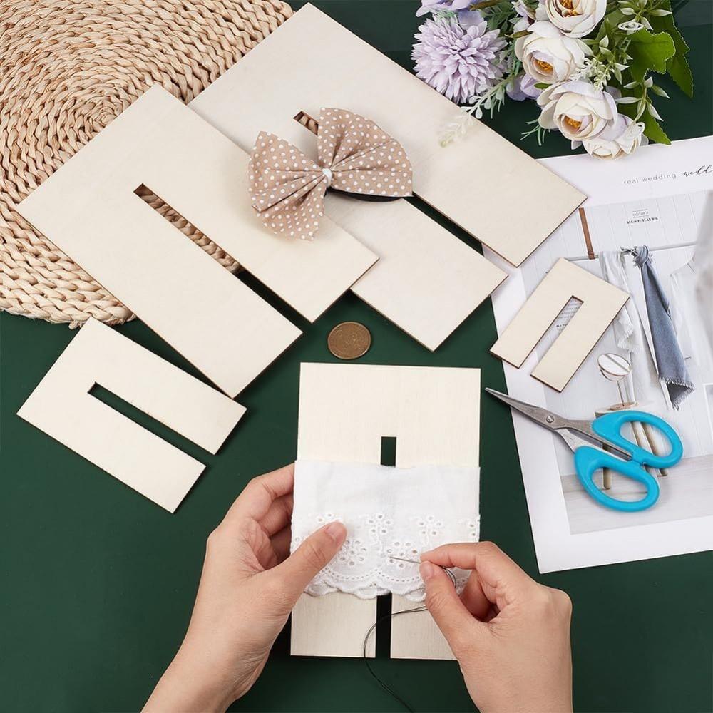 Bow Maker Templates Wood Bow Tie Boards Craft Sewing Tool for Ribbon Bow Making Hair Bows Gift Bows Crafts