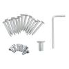 Inward Door Z L Bracket 180KG Holding Force Aluminum Alloy Z L Holder Stand for Electromagnetic Lock