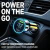 Cargador de coche rápido adaptador USB dual para encendedor de cigarrillos accesorios automotrices