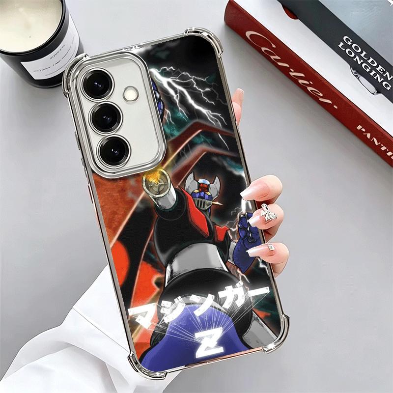

M-Mazinger Z Anime Plating Phone Case For Samsung A17 A07 A37 A57 A16 A56 A15 A55 A14 A54 A13 A53 A26 A36 A25 A35 A24 A34 A23 A3 Samsung A16