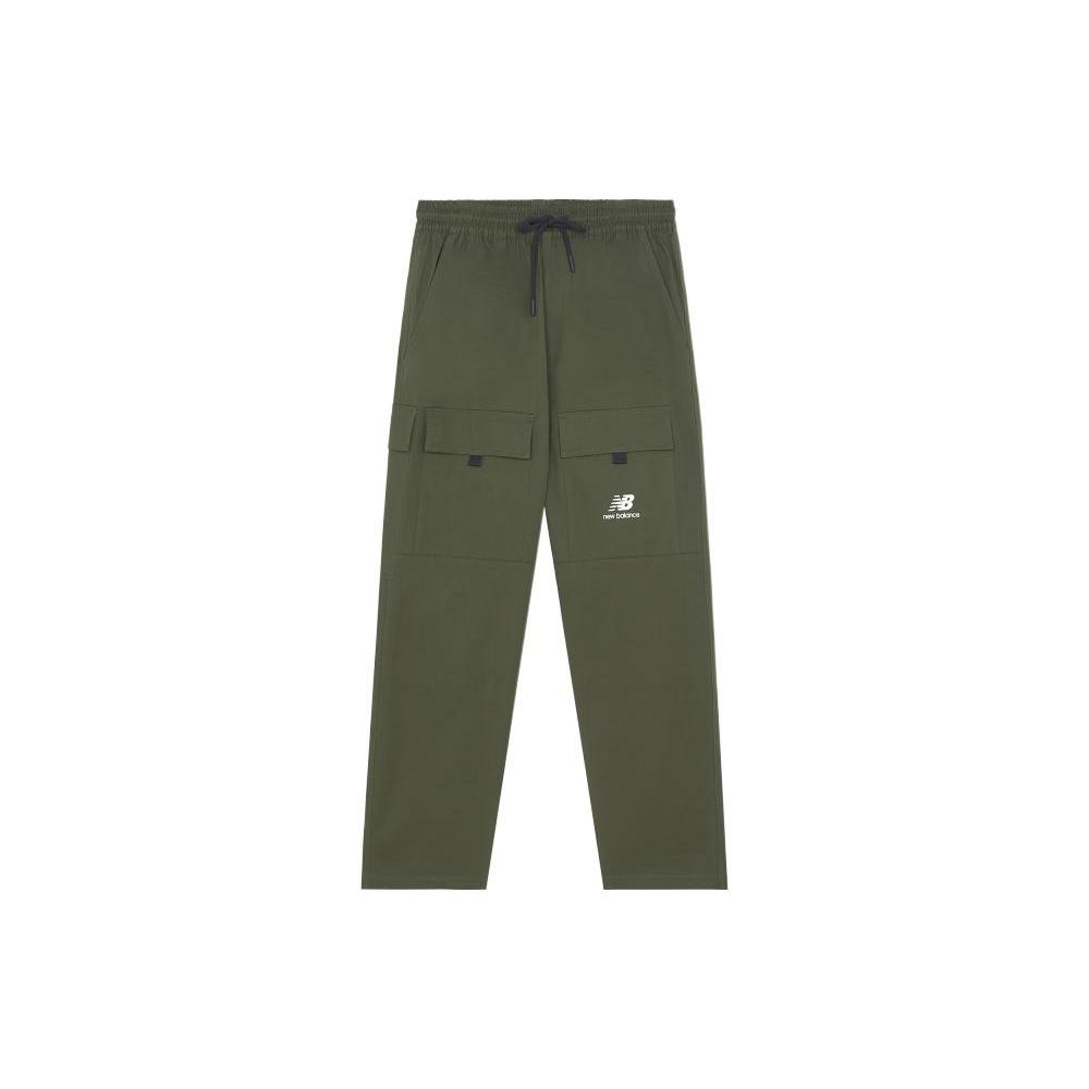 New Balance Casual Cargo Pants Asia Sizing Olive Green Men s AMP13396-ECL S