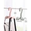 1pc Creative Rotatable Coat Hanger With 2 Hook, Gender Reveal Party, Perfect For Birthdays, Weddings, Parties, The Perfect Gift For Colleagues