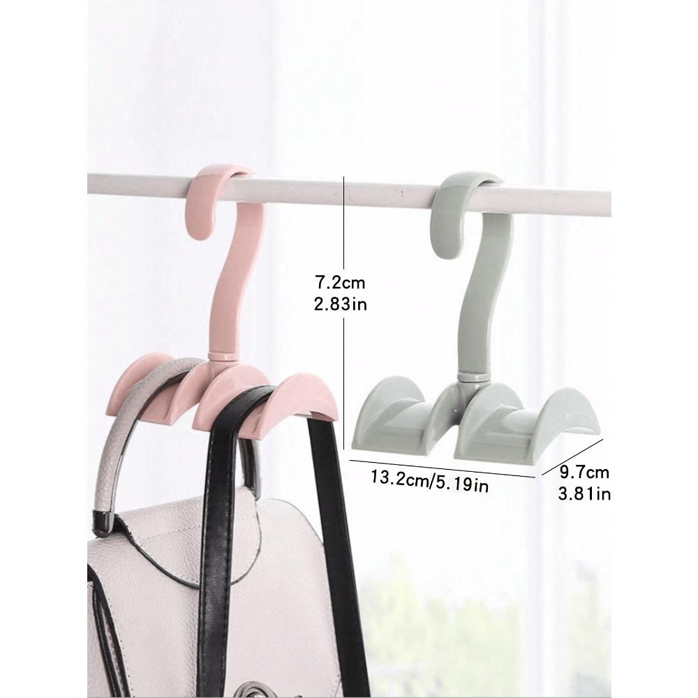 1pc Creative Rotatable Coat Hanger With 2 Hook, Gender Reveal Party, Perfect For Birthdays, Weddings, Parties, The Perfect Gift For Colleagues