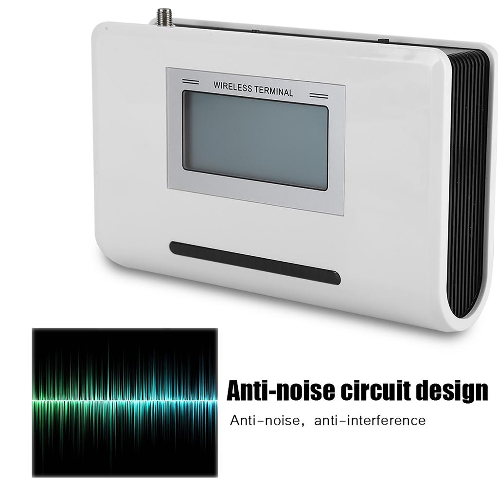 GSM Wireless Terminal Fixed Phone With LCD Connect Alarm 100‑240V