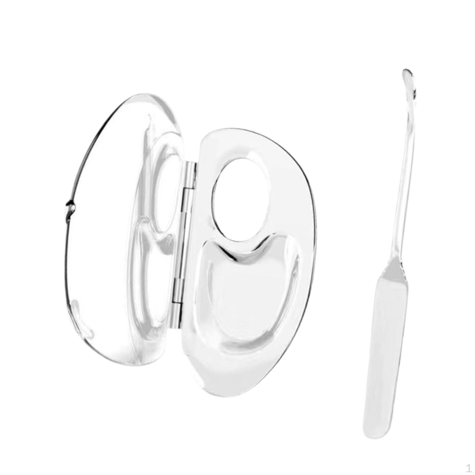 

Makeup Palettes Tray Cosmetic Tool Acrylic Transparent Foundation Mixing for at