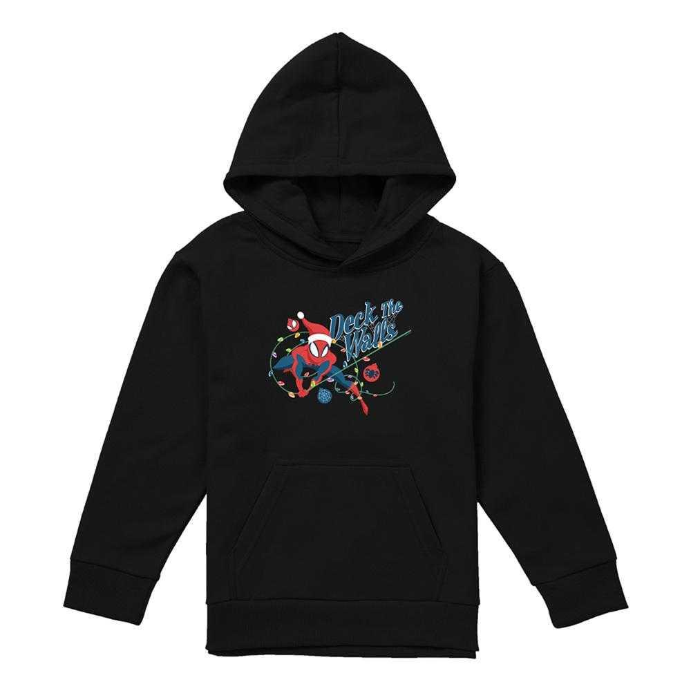 Spider-Man Childrens/Kids Deck The Walls Hoodie